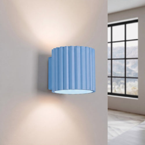 Sollux Lighting Wandlamp AURA azuur G9 - 10x12x10cm