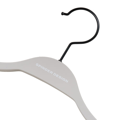 Spinder Design kledinghangers Rosa - Silky Taupe - set van 5 - Draaibare haak - anti slip coating - vtwonen shop