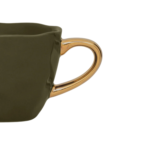 Urban Nature Culture Good Morning kopje Espresso - Fir Green - 6,5x5,2cm