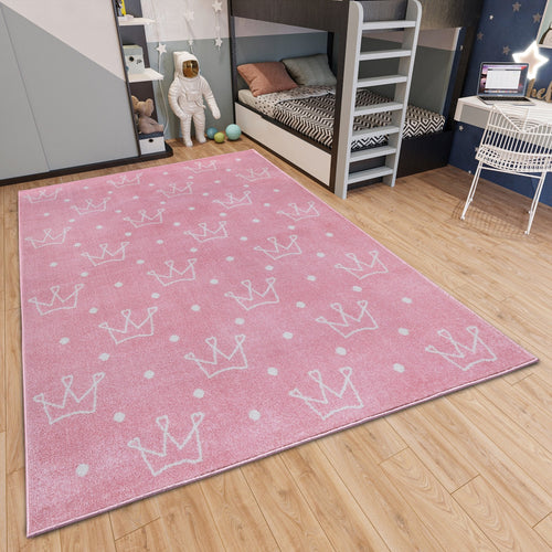 Hanse Home Adventures children's carpet Crowns Rose 160x235 cm
