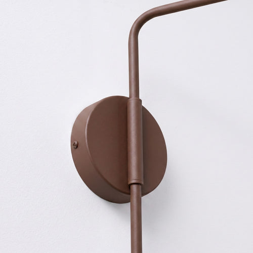 Sollux Lighting Wandlamp NOX bruin - 14x61x30cm