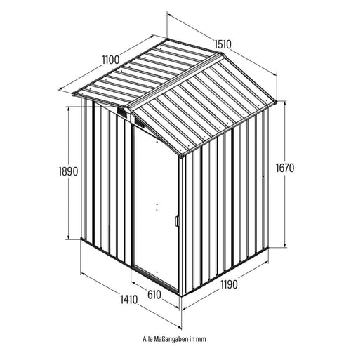 Home Deluxe BOHIO S gereedschapsschuur - vtwonen shop