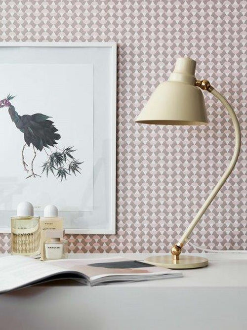 Borastapeter behang grafisch motief roze - 53 cm x 10.05 m - 660711 - vtwonen shop