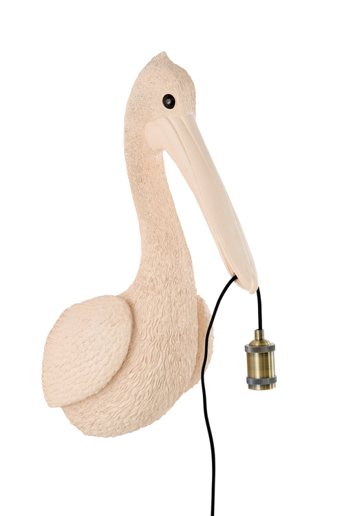 Light & Living wandlamp PELICAN - roze - 33x28x63cm