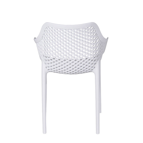 Garden Impressions tuinstoel Air XL wit kunststof set van 4 stuks - vtwonen shop