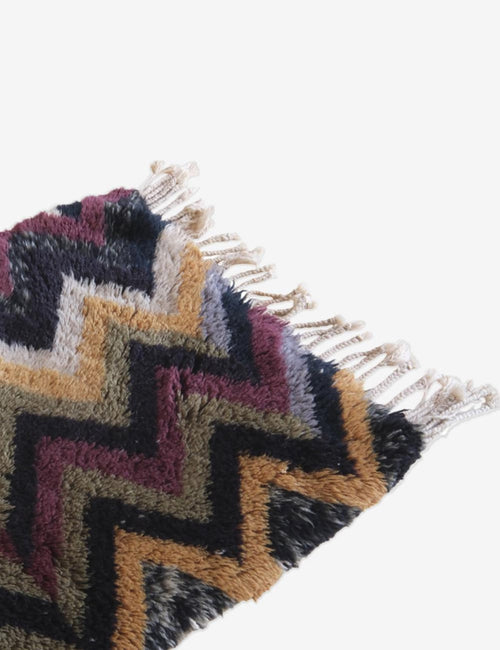 AFK Living vloerkleed Berber - handgemaakt - Wol - 81 x 312 cm