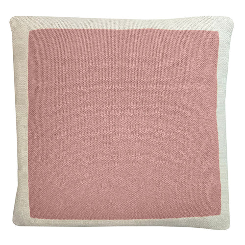 Malagoon kussen Poster - roze - 50x50cm 100% organisch katoen