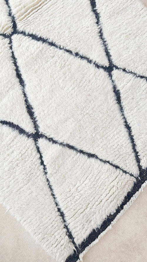 AFK Living vloerkleed Berber - handgemaakt - Wol - 103 x 167 cm - vtwonen shop