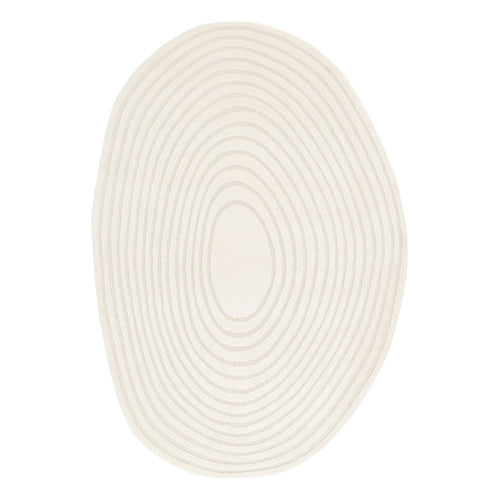 AFK Living vloerkleed Aeon - reliëfeffect - wit - 160 x 230 cm