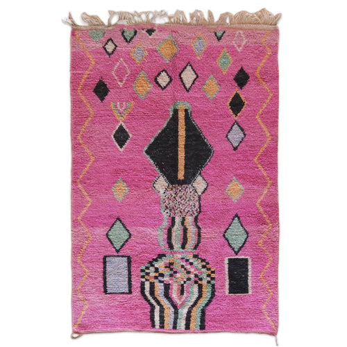 AFK Living vloerkleed Berber - handgemaakt - Wol - 172 x 273 cm