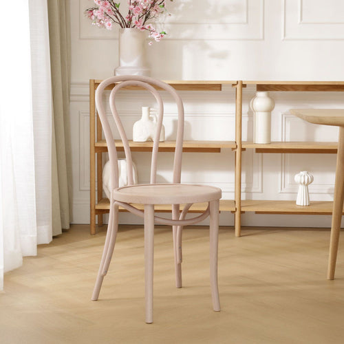 Fameg Vienna Thonet No.18 Houten Bistrostoel Whitewash - vtwonen shop