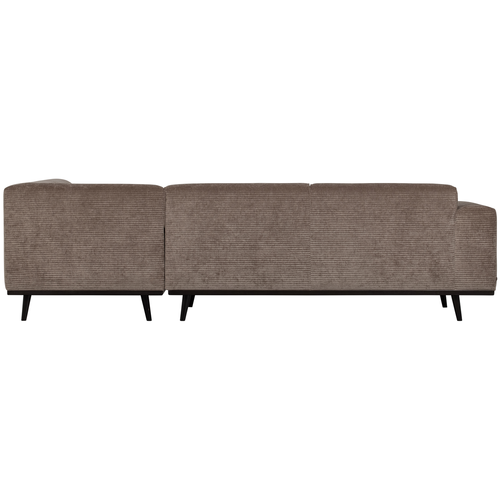 BePureHome hoekbank rechts Statement - Rib - Taupe - 77x274x210 - vtwonen shop