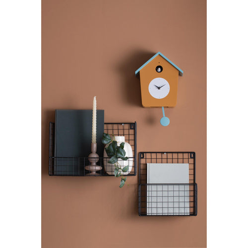 Karlsson wandklok Cuckoo Light - geel - 23x10.5x26.4cm - vtwonen shop