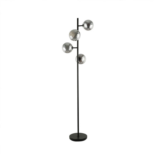 HOME DELUXE VIOLA glazen vloerlamp - Rookgrijs - vtwonen shop