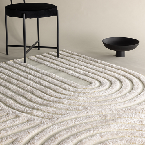 Nest living Linnea Vloerkleed 230 x 160 cm - Gebroken Wit - vtwonen shop