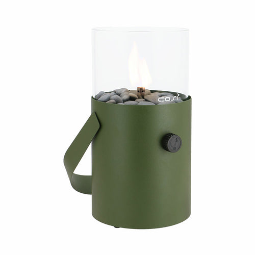 Cosi Fires sfeerhaardje Cosiscoop Original - moss green - Ø16 x 30 cm - vtwonen shop