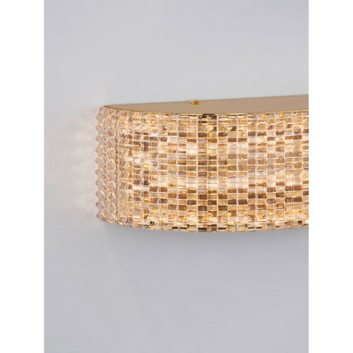 Nova Luce KINARA Geïntegreerde LED-wandlamp Platinum Gold LED 6W 390lm 3000K