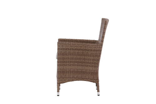 Rebellenclub Tuinstoel Malta - Set van 2 - Bruin