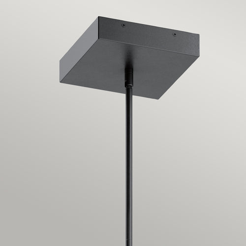 Elstead Kichler Ciri Geïntegreerde LED hanglamp, mat zwart, 3000K