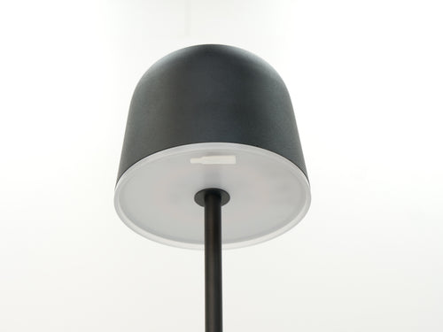 EGLO tafellamp Mannera - aanraakdimmer - draadloos - 34 cm - zwart