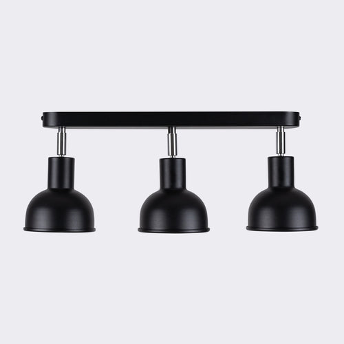 Sollux Lighting Plafondlamp ELBA 3 zwart - 59x24x18,5cm