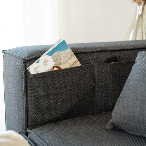 Home Deluxe Modulaire Bank VERONA Antraciet L - vtwonen shop