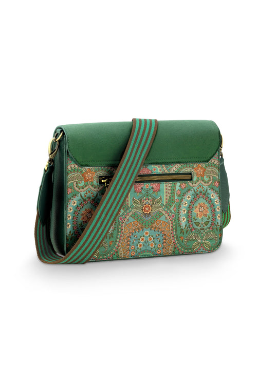 Pip Studio - Fenna Crossbody Tas Dames - Jabali - Groen - 25x7x20cm - vtwonen shop