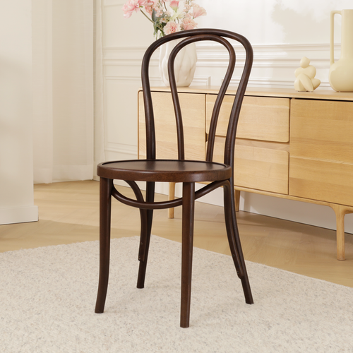 Fameg Vienna Thonet No.18 Houten Bistrostoel Walnoot - vtwonen shop