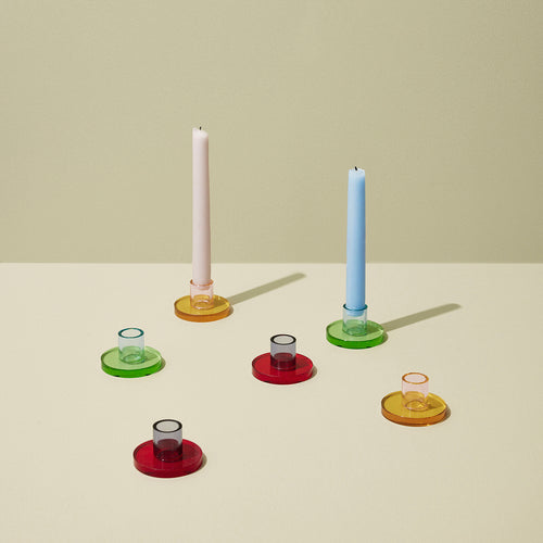 Hübsch kandelaar Astra - kristal - ø7xh3,5cm