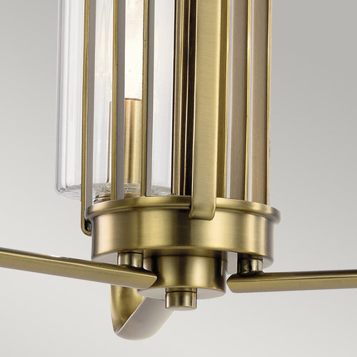 Elstead Kichler Kimrose Hanglamp met meerdere armen, geborsteld natuurlijk messing