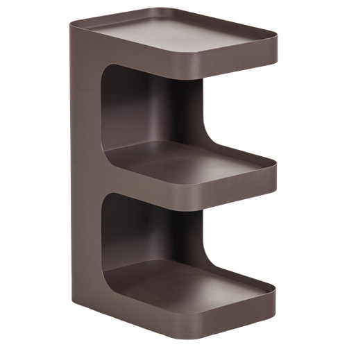 WOOOD bijzettafel Vire - Metaal - Donkerbruin - 54x35x25