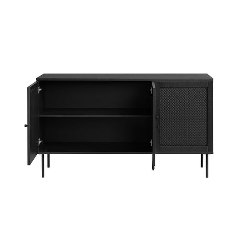 Olivine Jari houten sideboard zwart - 140 x 40 cm - vtwonen shop