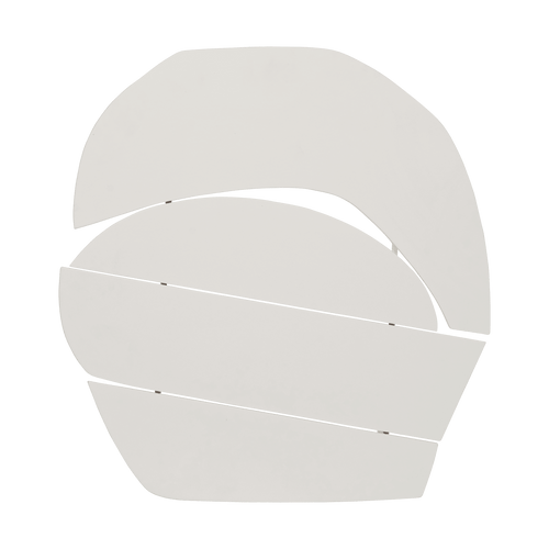 Urban Nature Culture wanddecoratie Wood Block Off White Off white - 6x55x58cm