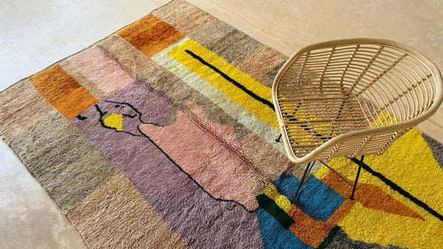 AFK Living vloerkleed Berber - handgemaakt - Wol - 200 x 300 cm