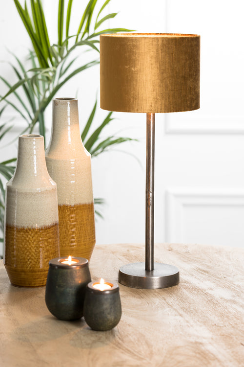Light & Living lampvoet UNDAI - Ø16x45cm - zilver