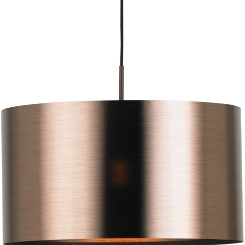 Stars of Light hanglamp Saganto 1 - 1-lichts - e27 - ø45 cm - bruin/koperkleurig