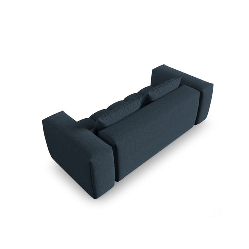 Cosmopolitan Design - Modulaire bank Verona 3-zits, structurele stof donkerblauw - 85x200x70cm