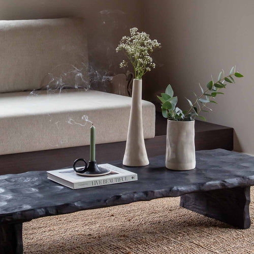 The Table Atelier Kandelaar 14,5x6 cm Black Pepper - vtwonen shop