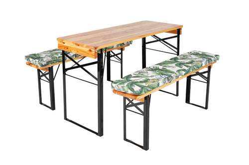 MaximaVida picknicktafel kussenpakket Bliss 120 x 27,5 x 5 cm - 2 stuks - waterafstotend - vtwonen shop