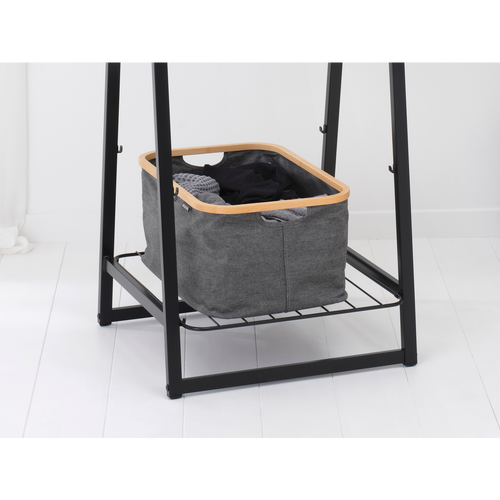 Brabantia Wasmand Opvouwbaar - 40L - pepper black - vtwonen shop