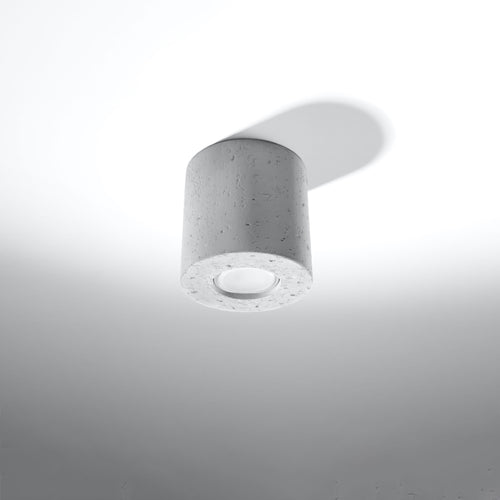 Sollux Lighting Plafondlamp ORBIS beton - 10x10x10cm