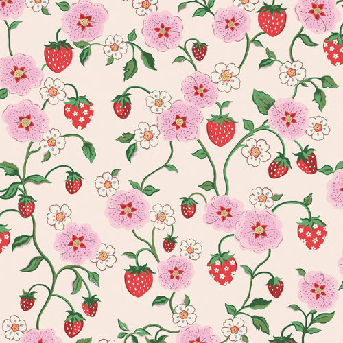 Cath Kidston Vliesbehang - Strawberry Spring - vtwonen shop