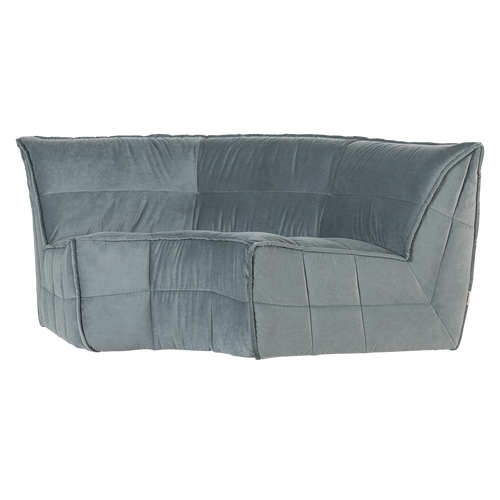 vtwonen hoekelement Cluster - Velvet - Turquoise Blauw - 81x205x91