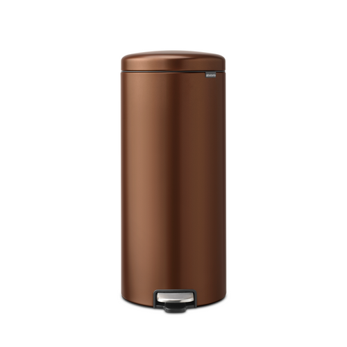 Brabantia NewIcon Pedaalemmer, 30 liter, kunststof binnenemmer - Warm Bronze