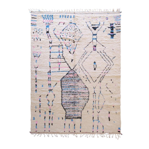 AFK Living vloerkleed Berber - handgemaakt - Wol - 193 x 291 cm