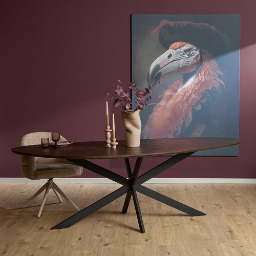 StarFurn Eettafel Cloud - Organisch Bruin Eikenhout - 240x110x76cm