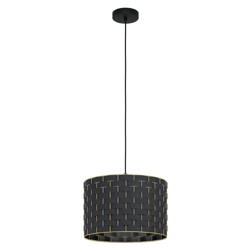 EGLO hanglamp Marasales - e27 - ø38 cm - zwart/koper - vtwonen shop