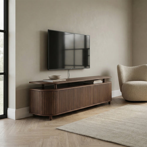 DÉJA Living Tv-meubel Seki - Walnoot Hout - 180x40x50cm