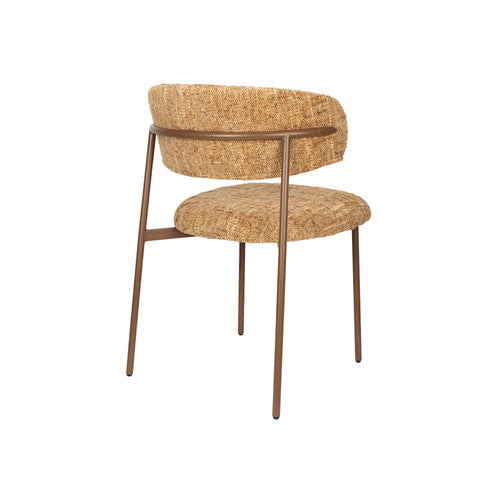 Housecraft Living Claes Eetkamerstoelen Gemêleerd Okergeel - Set van 2