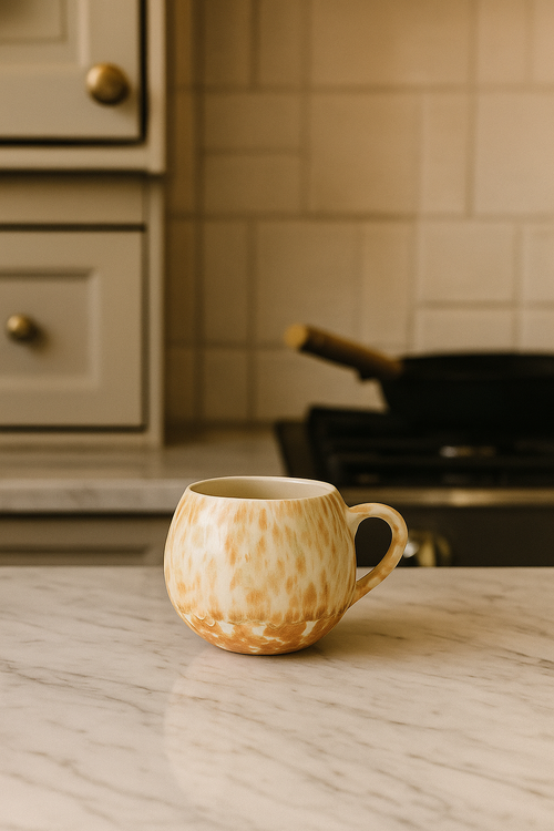 Salt & Pepper - Beker 46cl dotted amber Muggies - vtwonen shop